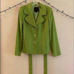 Spring green suit jacket